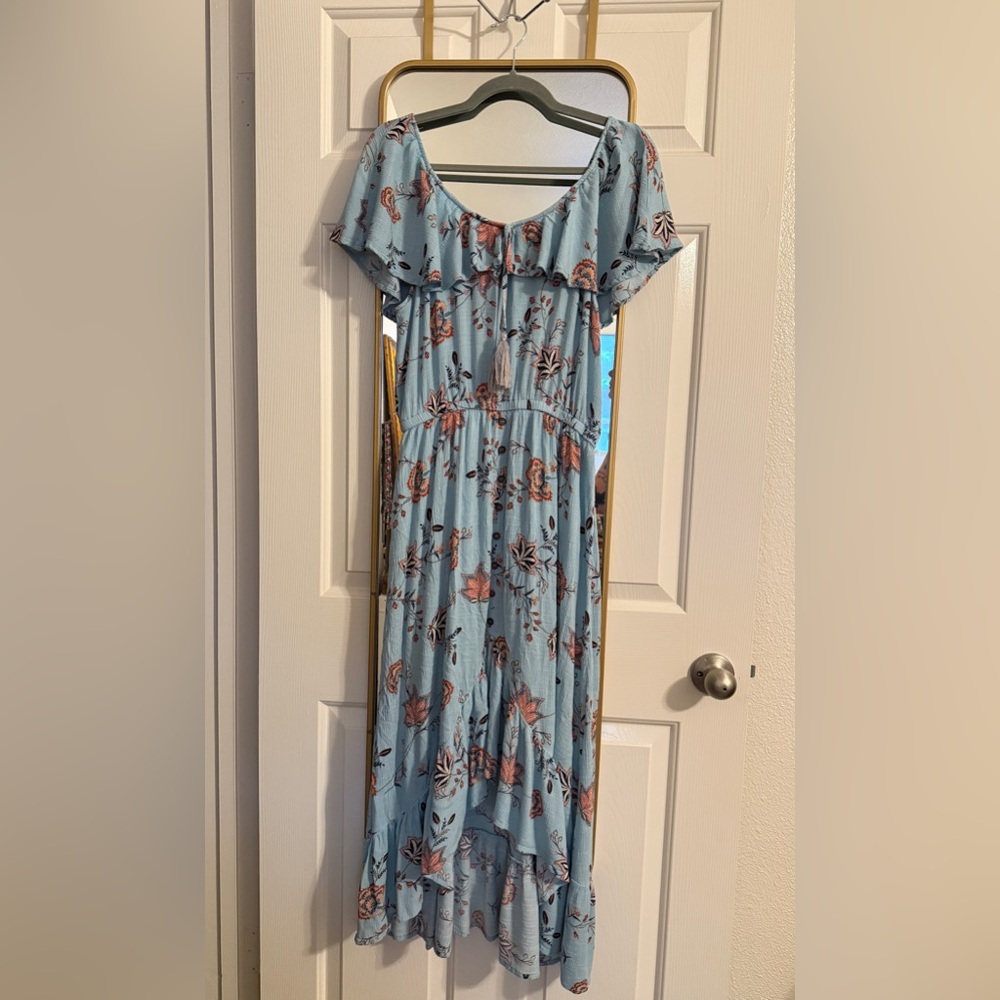 American Rag Light Blue Floral Dress